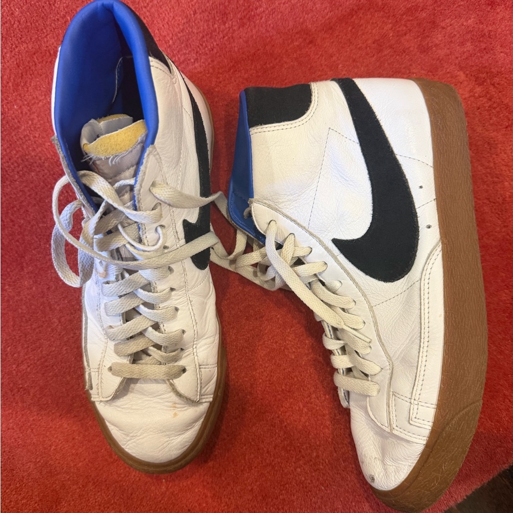 Nike White High-Top Sneakers